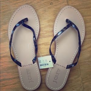 NWT J crew flip flops